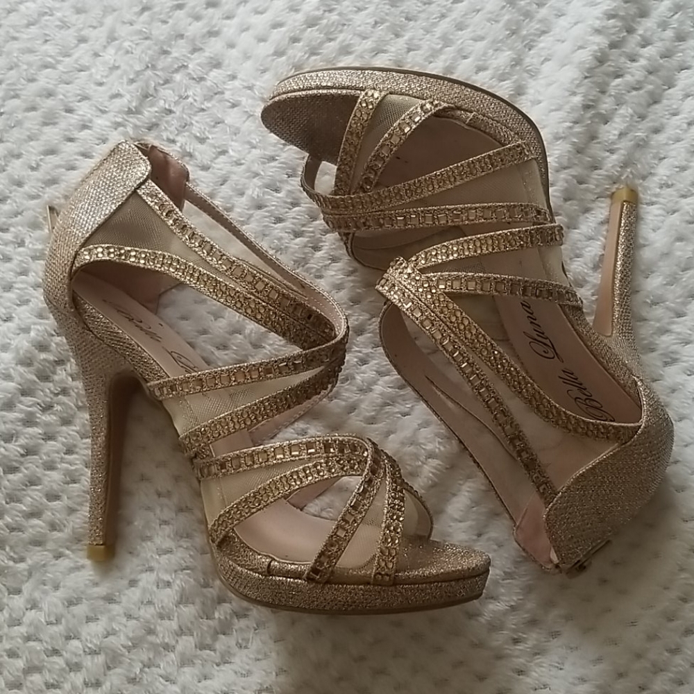 Gold heels